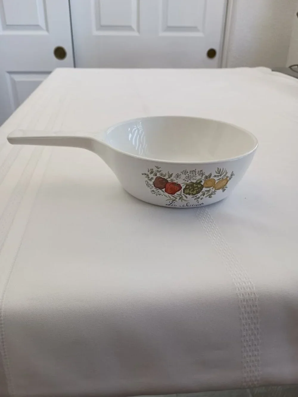 Vintage La Sauge Corning Ware P-81-B, 1 Pint Saucepan